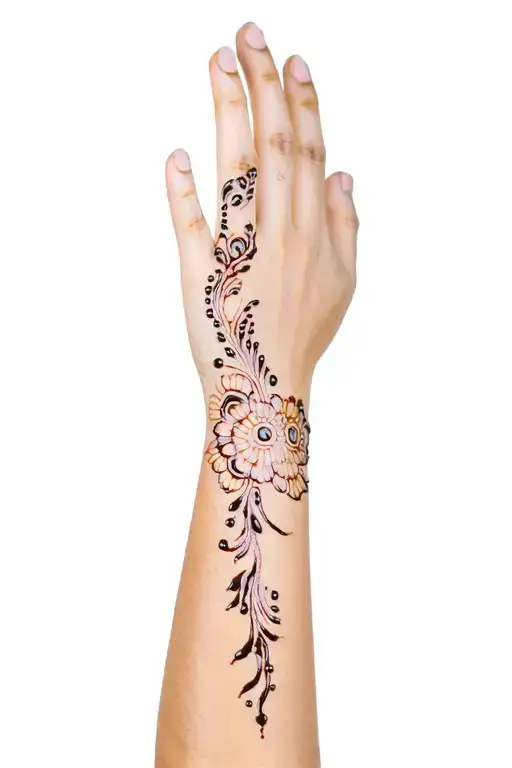 henna tattoo tattoo design idea