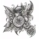 flash design tattoo design idea