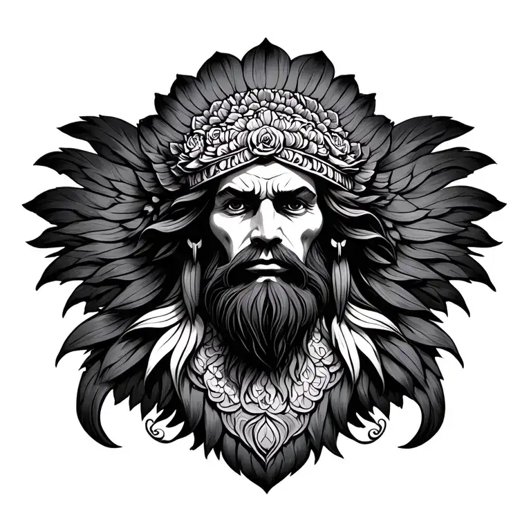 brahma tattoo design idea