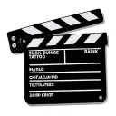 Clapperboard tattoo design idea