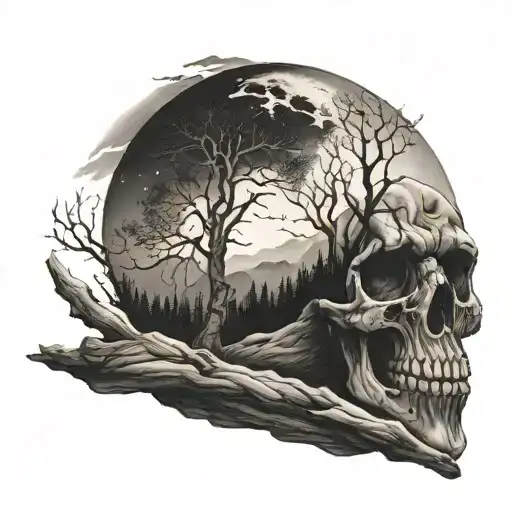 solitude tattoo design idea