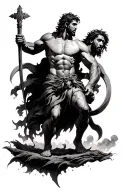 David vs Goliath tattoo design idea