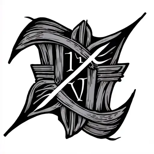 1971 Roman Numerals tattoo design idea