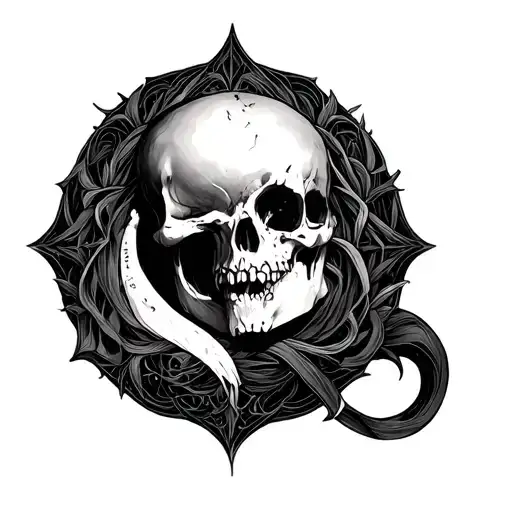 Womb ruler tattoo design idea