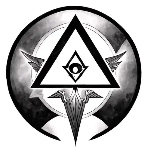 illuminati tattoo design idea