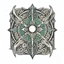 bipolar disorder awareness symbol tattoo design idea