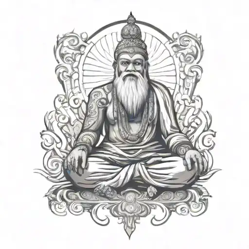 Baba tattoo design idea