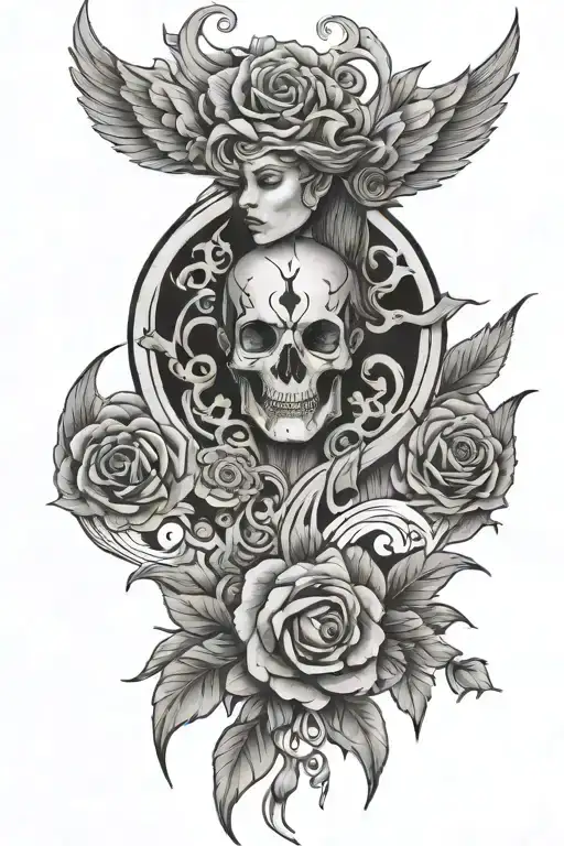 healer tattoo design idea