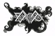 5th October 2024 in roman numerals tattoo design idea