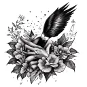 isaiah 41 10 half sleeve left leg realism tattoo design tattoo design idea