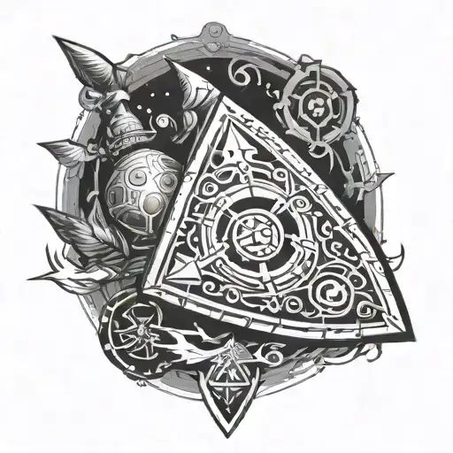 zelda ocarina of time tattoo design idea