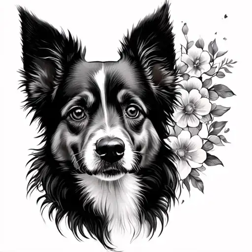 dog remembrance tattoo tattoo design idea