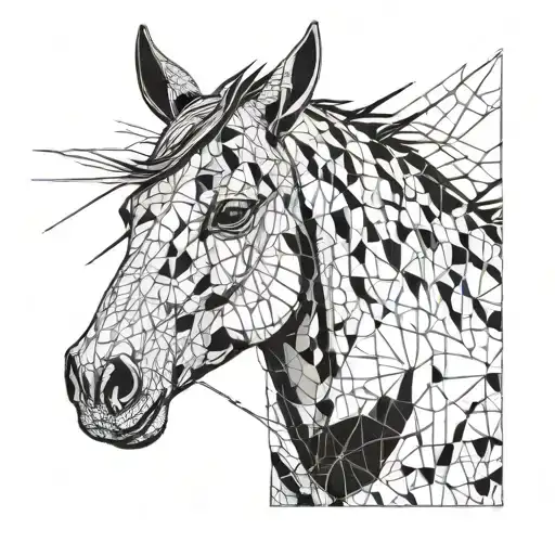 Bojack horseman tattoo design idea