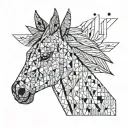 Bojack horseman tattoo design idea