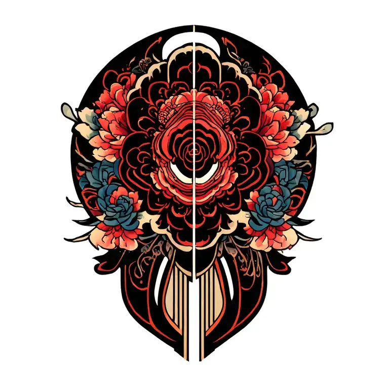 music tattoo design idea
