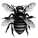 bee and honeycomb  small  tattoo design idea