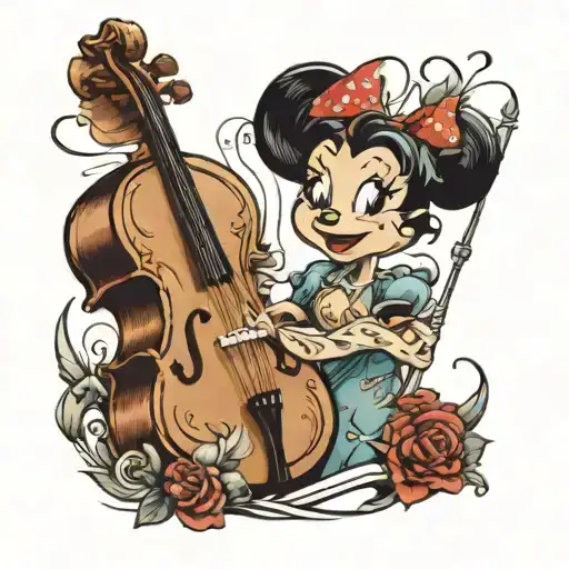 Disney, music, country tattoo design idea