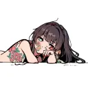 some titties forming tattoo design idea