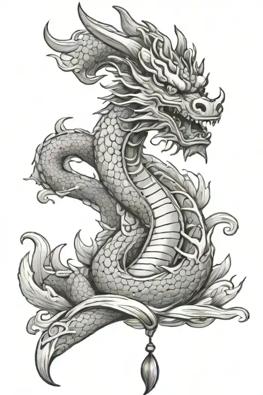 Dragon Boat tattoo design idea