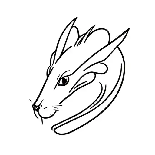 rat head cutted by straight edge razor  tattoo design idea