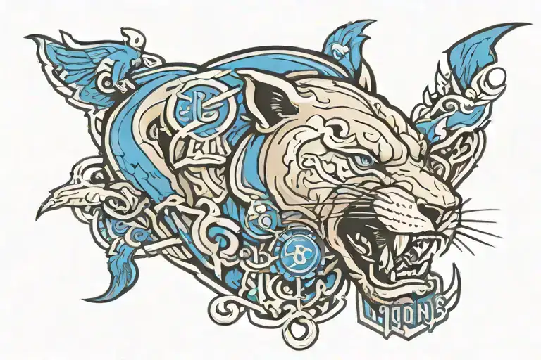 Detroit Lions tattoo design idea