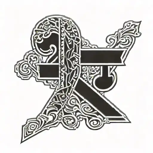 the number 115 tattoo design idea