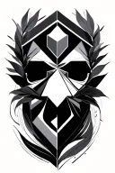 Medium geometric tattoo design idea