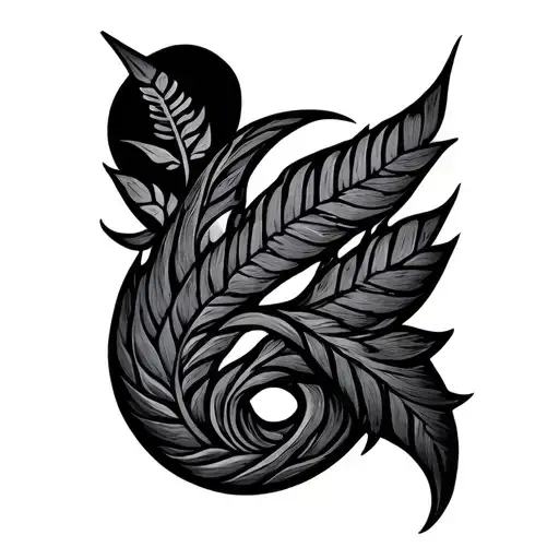 Ogham tattoo design idea