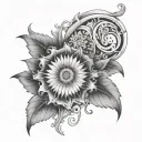 tattoo that represents my complicated past that I lived during my childhood with a phrase la forza nasce dal dolore tattoo design idea