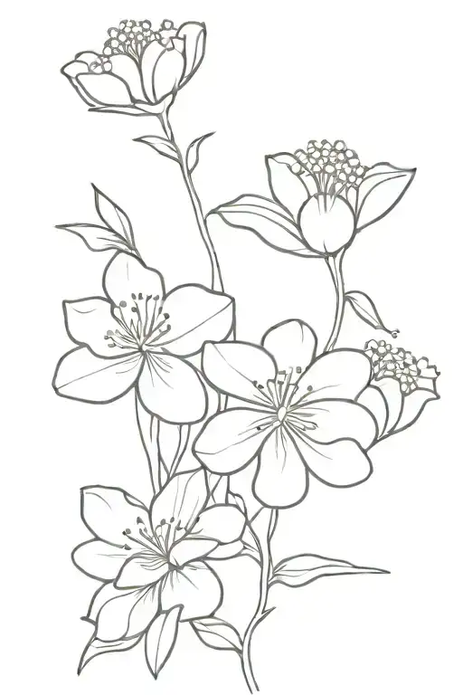 means never forgive,never forget me not flowers tattoo design idea