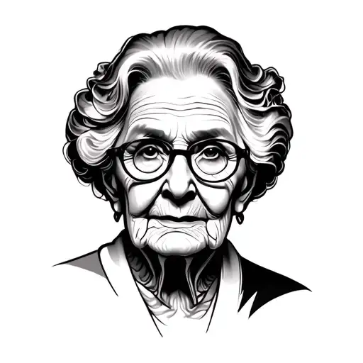 Rip Grandma tattoo design idea