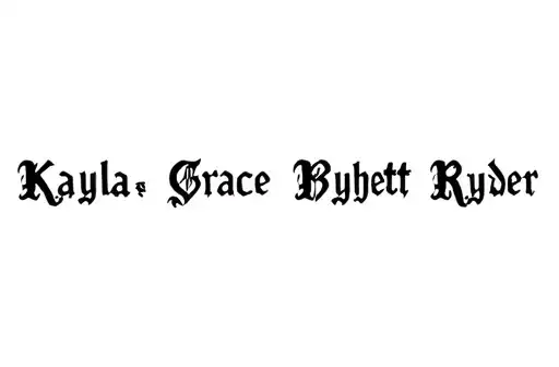 "Kayla Grace Rhett Wyatt Ryder" tattoo design idea