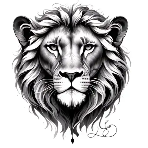 Cancer and Leo and Passionate Love tattoo design idea