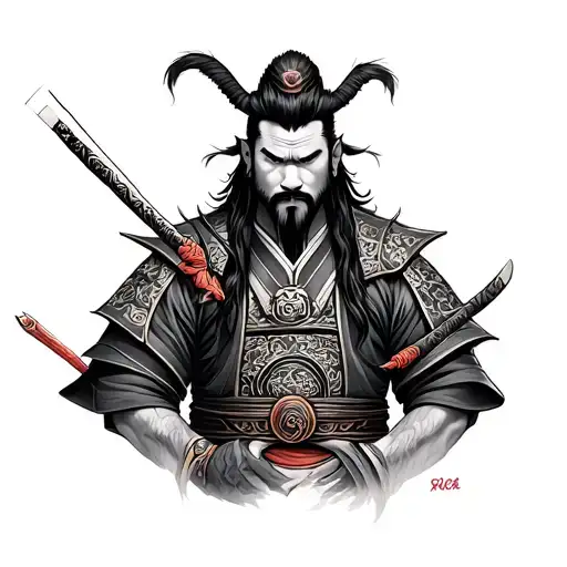 shogun tattoo design idea