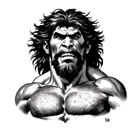 Tarzan tattoo design idea