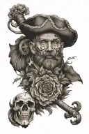 German and American heritage tattoo tattoo design idea