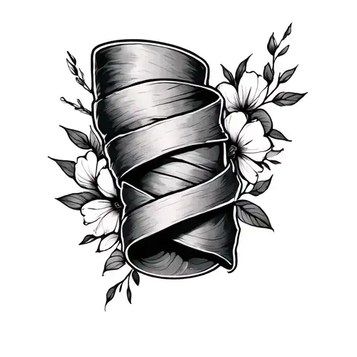 Wrap Around Ankle tattoo design idea