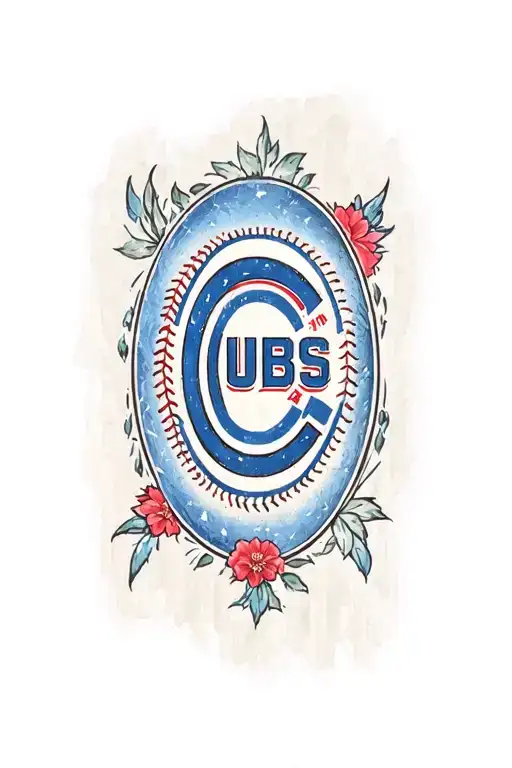 chicago cubs tattoo design idea