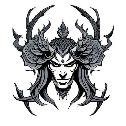 Vajra tattoo design idea