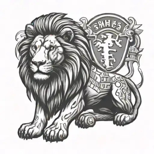 EMS Lion Paramedic tattoo design idea