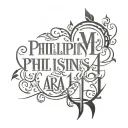 Philippians 4:13 incorporated into a design tattoo design idea