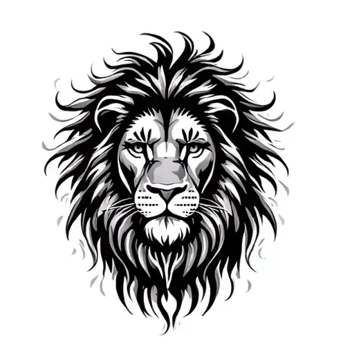 Rasta lion tattoo design idea