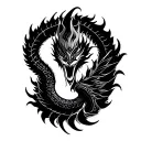 Naga tattoo design idea