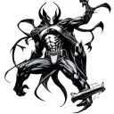 spawn marvel comics tattoo design idea