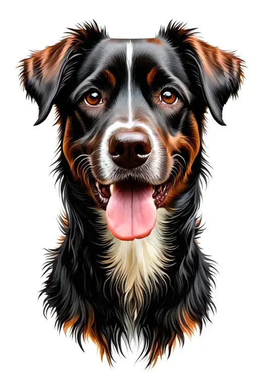 dog portrait tattoo tattoo design idea