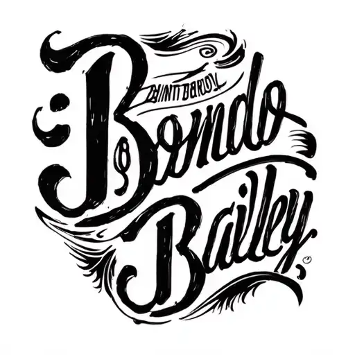 auto body paint gun painting text. Bondo Bailey tattoo design idea