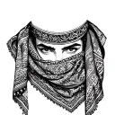 Keffiyeh tattoo design idea