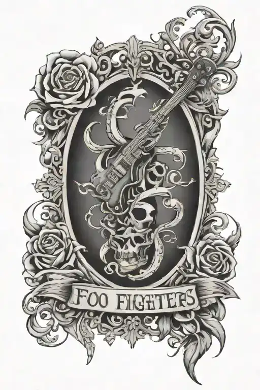lyrics to foo fighters everlong tattoo design idea