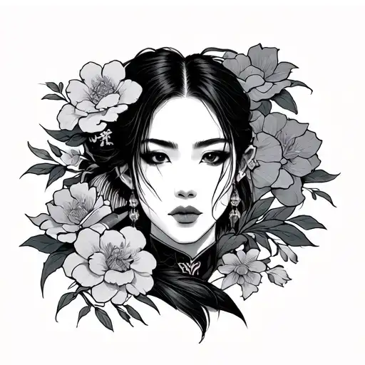 Japanese Band tattoo design idea