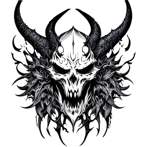 BELIAL tattoo design idea